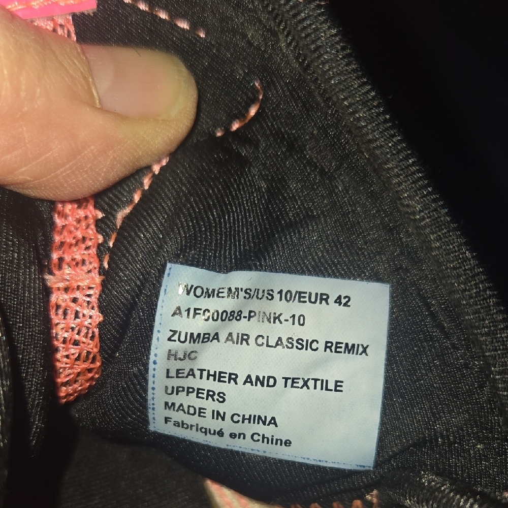 Zumba Fitness Pink Athletic Shoes - Picture 2 of 5